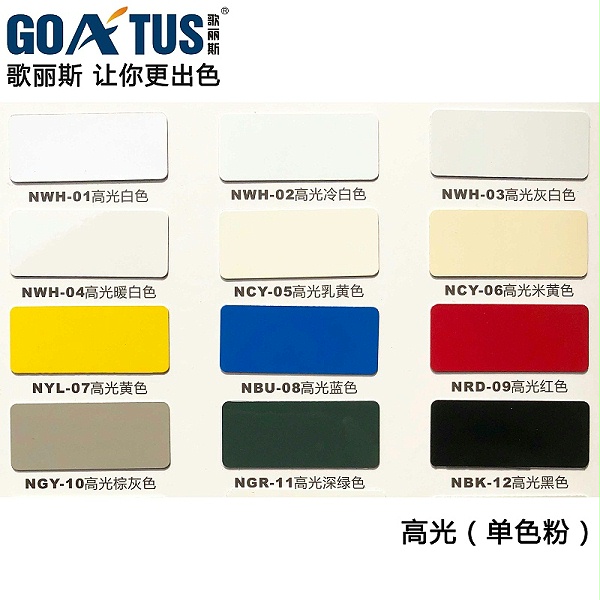 粉末涂料喷粉固化后涂层变色的原因及解决方法