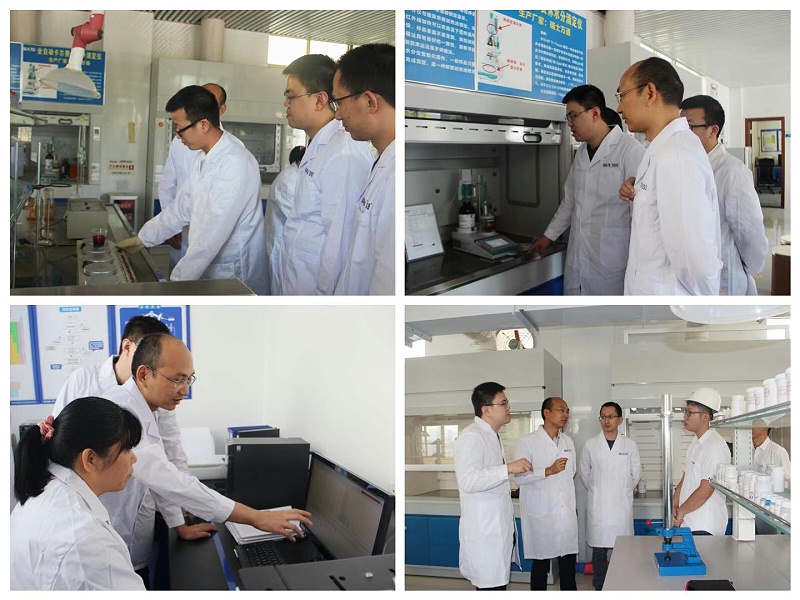 实验室指导我司员工操作